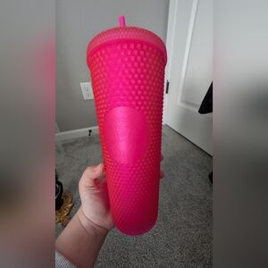 Starbucks Matte Hot Pink Tumbler